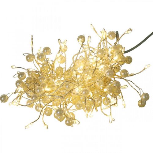 Product Cluster light chain LED indoor beads timer warm white 1.2m