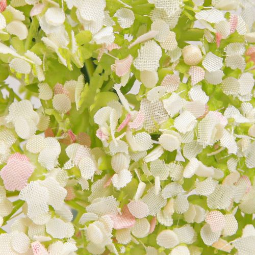 Product Flower wreath artificial small white pink green wreath Ø25cm