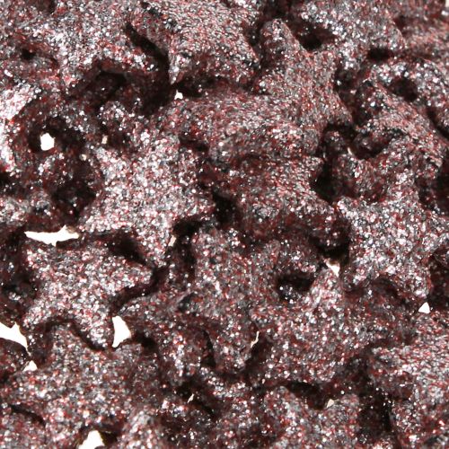 Product Mini Scatter Decoration Stars Decoration Glitter Pink 1.5cm 144 Pcs