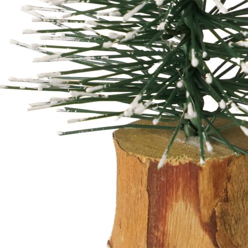 Product Mini fir trees snow-covered winter forest Ø5cm H8cm 12 pcs