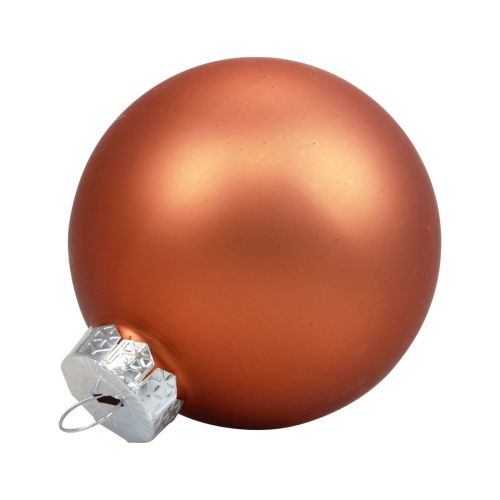 Product Mini Christmas balls glass red-brown glass balls Ø4cm 24 pcs