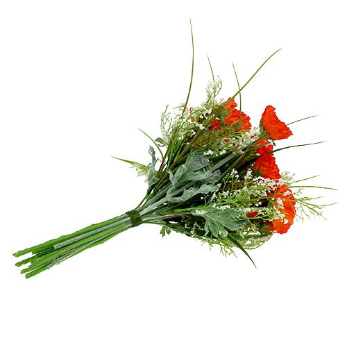 Floristik24 Orange poppy bouquet 40cm