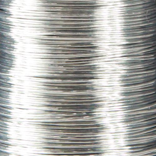 Product Myrtle wire silver galvanized 0.37mm 100g