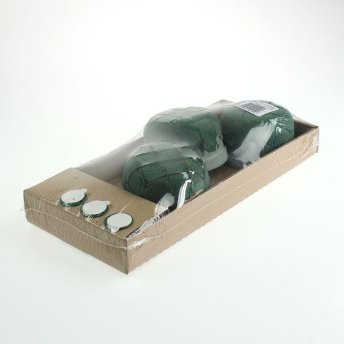 Floristik24 Floral foam for urn arrangement with holder large Ø10.5cm 3pcs