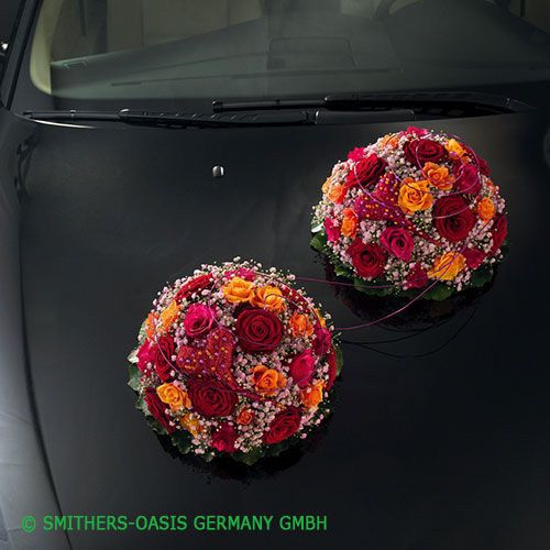 Product Floral foam car bonnet arrangement Ø20cm 2 pcs