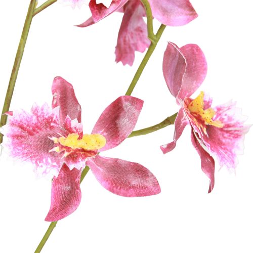 Product Oncidium Artificial Orchids Decoration Pink Violet 93cm 2pcs