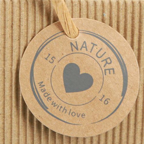 Product Paper Flowerpot Plant Bag Foil Natural 10.5cm 10 Pcs