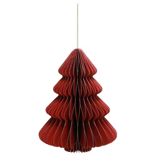 Paper Christmas tree Bordeaux Christmas decoration H20cm