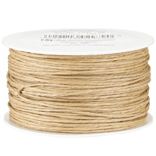 Product Paper wire wrapped in wire Ø2mm 100m natural