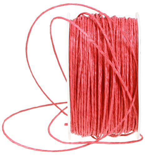 Product Paper cord wire wrapped Ø2mm 100m red