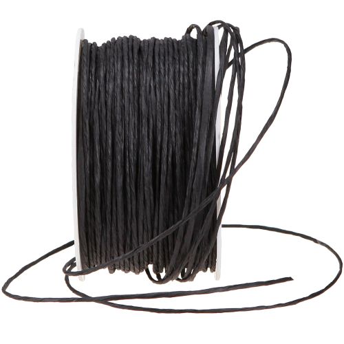 Product Paper cord wire wrapped Ø2mm 100m black