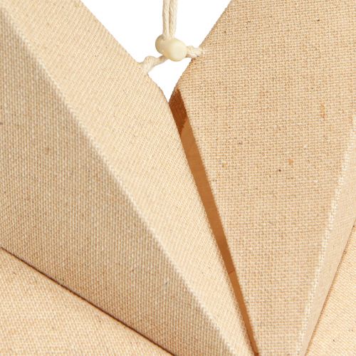 Product Paper star natural with jute for lighting 60cmx15cm