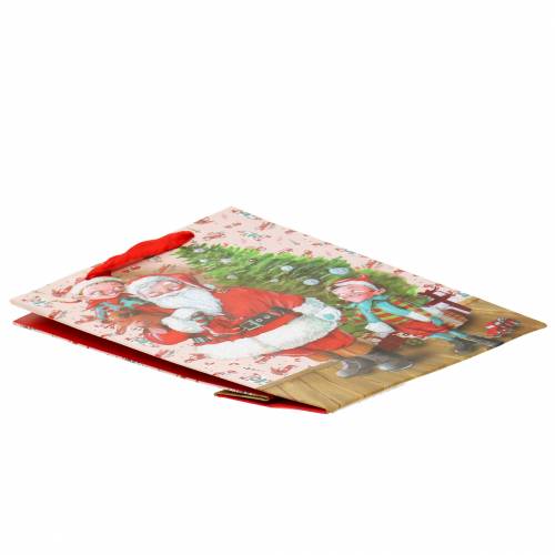 Floristik24 Gift bag paper bag "Santa Claus" H24cm