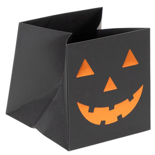 Product Paper bag pumpkin face planter Halloween decoration 10cm 6pcs