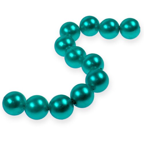 Deco beads Ø2cm turquoise 12pcs