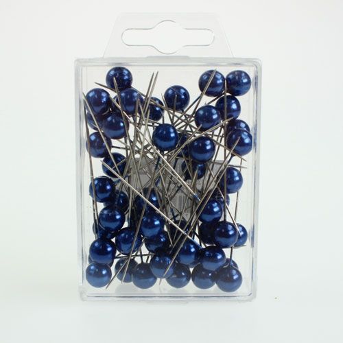 Product Pearl Head Pins Blue Ø10mm 60mm