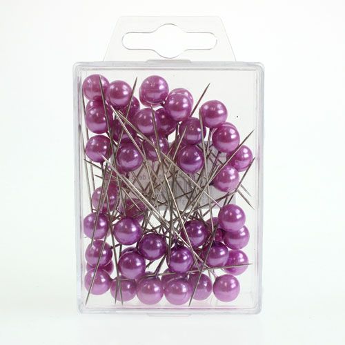 Product Beading pins purple Ø10mm 60mm