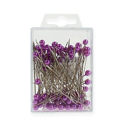 Product Beading pins Ø6mm 65mm purple