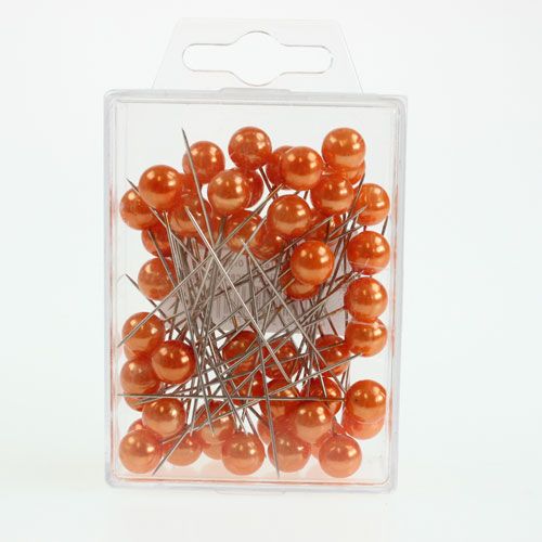 Product Beading pins orange Ø10mm 60mm