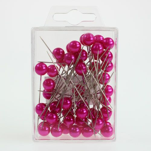 Product Pearl Head Pins Pink Ø10mm 60mm