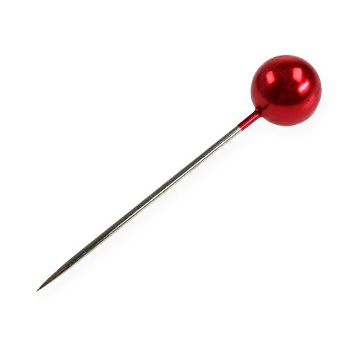 Product Pearl Head Pins Red Ø15mm 75mm