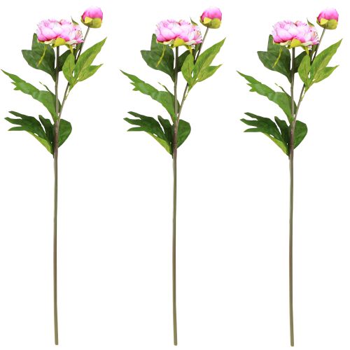 Product Peonies Long-stemmed artificial flowers pink 70cm 3pcs