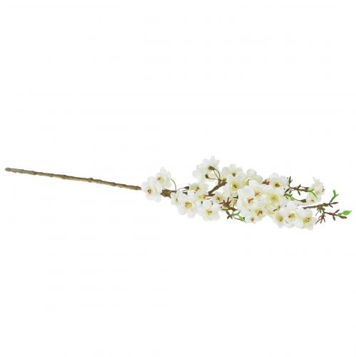 Product Peach blossom branch artificial cream spring 69cm