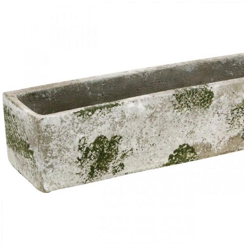 Floristik24 Planter concrete antique look Rectangular flower box 40×8×7cm