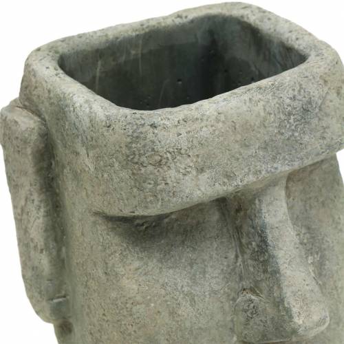 Floristik24 Plant head Moai bust gray H28cm