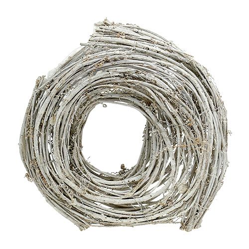 Floristik24 Plant wreath vine white standing Ø30cm