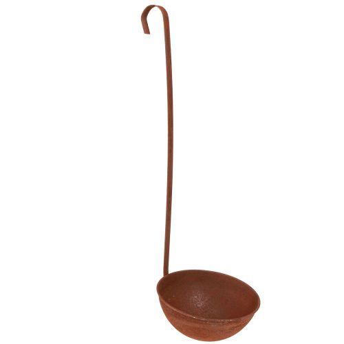 Plant Bowl Hanging Kitchen Decoration Trowel Rust Ø16.5cm 2pcs