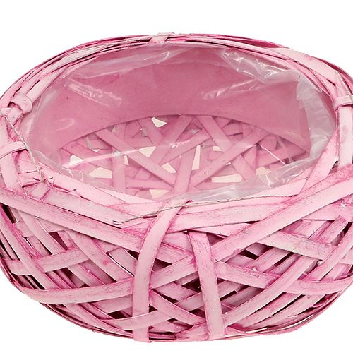 Floristik24 Planter bowl pink Ø25cm H9cm