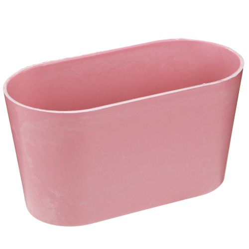 Plant bowl oval pink decorative bowl plastic 20×10×11cm 3pcs