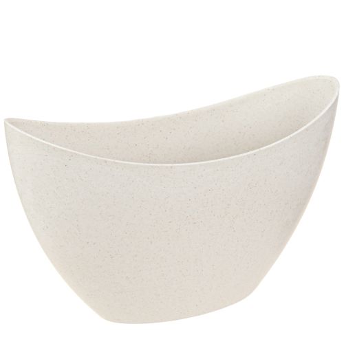 Planting Boat Plastic Bowl Beige 24×10×15cm 3pcs