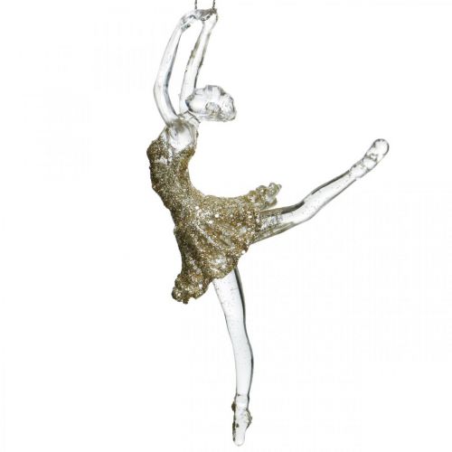 Floristik24 Decorative hanger dancer, Christmas tree decoration, ballerina for hanging H14/13cm 2pcs
