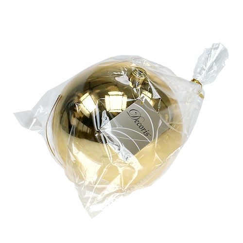 Product Plastic ball gold small Ø14cm 1 piece