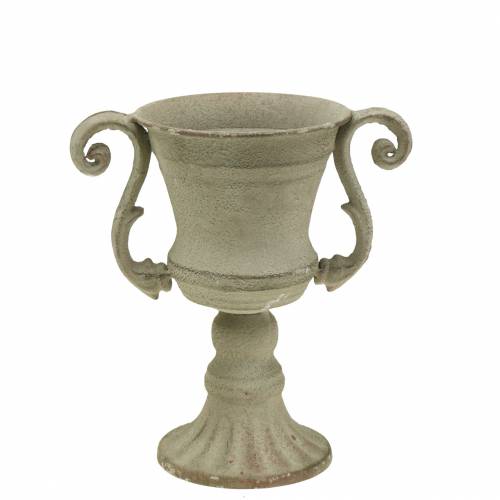 Floristik24 Cup Bowl Grey Ø11cm H19cm