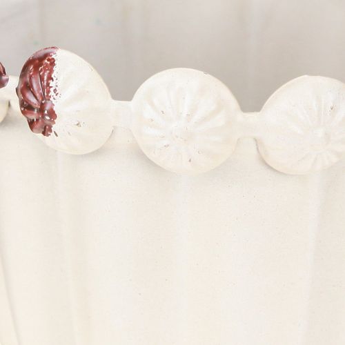 Product Small decorative metal goblet vase in vintage style