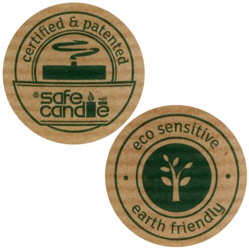 Product PURE Nature pillar candle, sustainable natural candle made from stearin and rapeseed wax 90/70mm