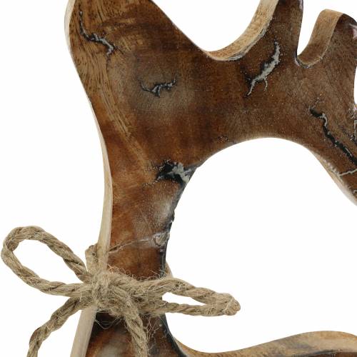 Floristik24 Christmas decoration decoration figure reindeer wood 25cm