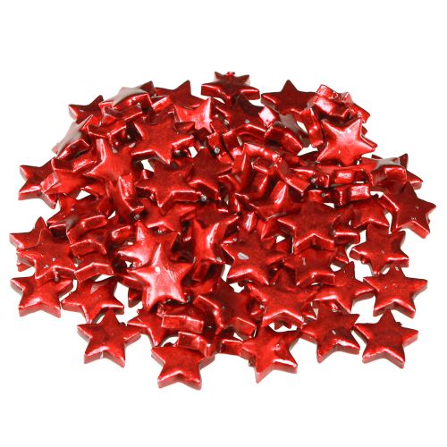 Product Red Stars Painted Christmas Ø2.5cm – 2nd Choice – 96 pcs