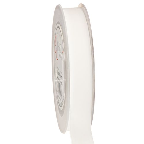 Product Velvet ribbon, gift ribbon, decorative ribbon, white velvet, 20mm wide, 10m long