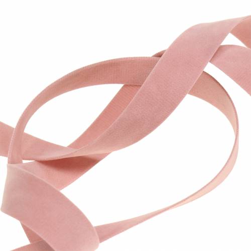 Product Velvet ribbon pink 15mm 7m