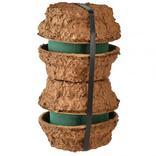 Product Bowl flower arrangement wet floral foam H6cm Ø14cm 4 pcs