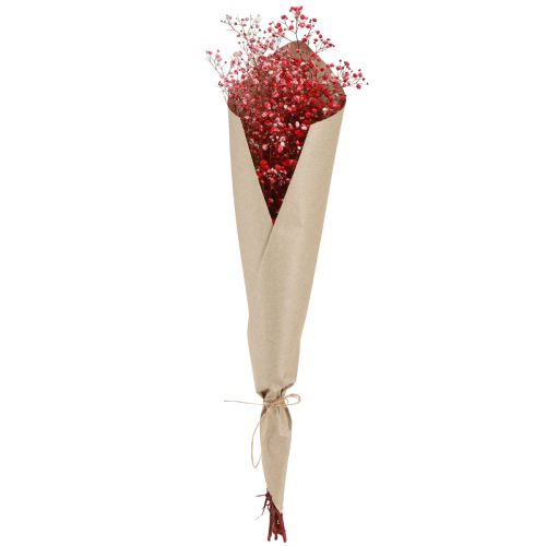 Product Gypsophila Dried Flowers Red 50cm 55g