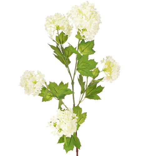 Product Snowball Artificial Viburnum Branch White Flowers L90cm