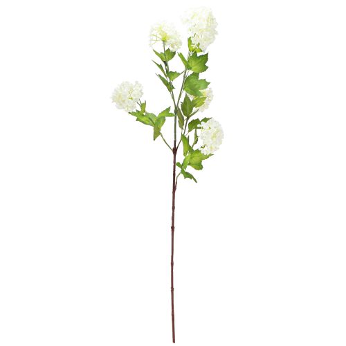 Product Snowball Artificial Viburnum Branch White Flowers L90cm