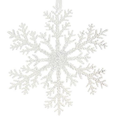 Product Snowflake decoration ice crystal for hanging 18×20cm 4pcs