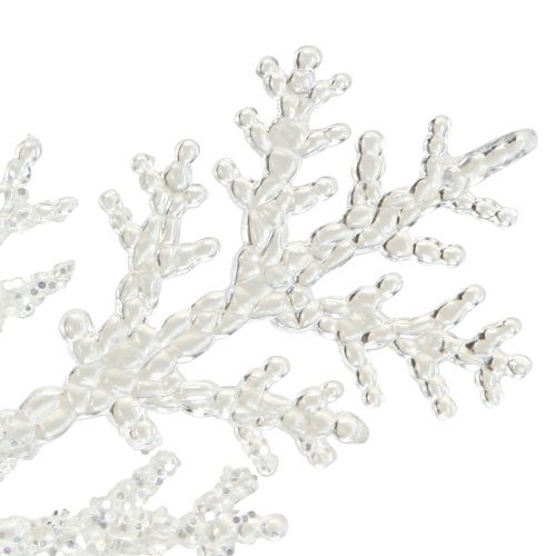 Product Snowflake decoration ice crystal for hanging 18×20cm 4pcs
