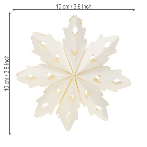 Product Delicate paper snowflake hanging decorations for winter decoration